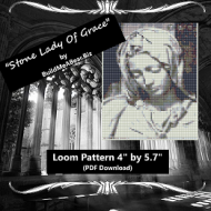 Stone Lady of Grace Mural LOOM Pattern (PDF DOWNLOAD)