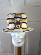 Finished Bear Pride Flag Bucket Hat
