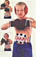 Champs First Belt Crocheted Set (Made to Order)