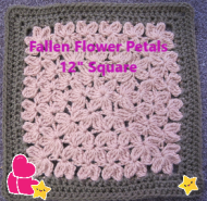 Fallen Flower Blossom Square