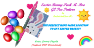 Easter Bunny Peak A Boo G2 Pen Pattern (PDF DOWNLOAD)