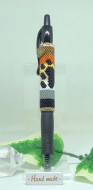 Bear Pride Beaded Pen Wrap