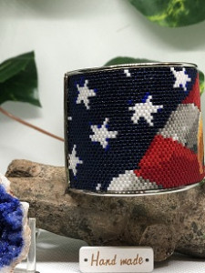 Handmade Copper Bald Eagle Cuff Bracelet – Cutout Design, Adjustable, Unisex Jewelry - View #5