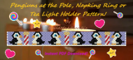 FREE Penguins Napking Ring or Tea Light Holder (PDF Download)