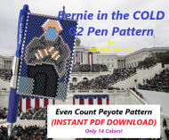 Bernie in the Cold G2 Pen Pattern (PDF DOWNLOAD)
