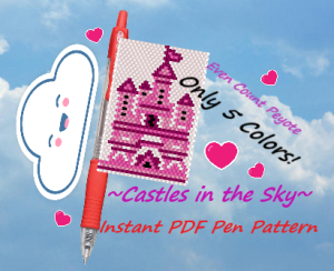 Castles in the Sky Bead Pattern (PDF DOWNLOAD)