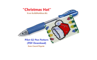 The FREE Santa Hat G2 Pen Pattern (PDF DOWNLOAD)