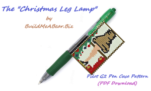 The Christmas Leg Lamp G2 Pen Pattern (PDF DOWNLOAD)