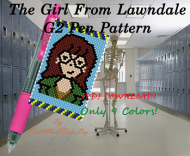 Lawndale Girl Daria Lookalike G2 Pen Pattern (PDF Download)