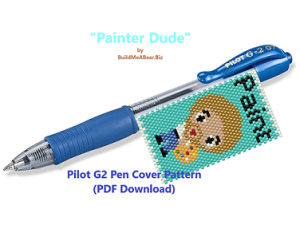 Painter Dude G2 Pen Cover Pattern (PDF DOWNLOAD)