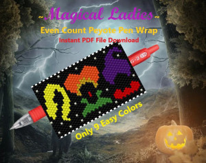 Magical Ladies Pen Wrap Pen Pattern (PDF DOWNLOAD)