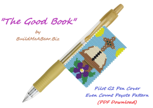 FREE The Good Book G2 Pen Cover Pattern (PDF DOWNLOAD)