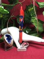 Santa's Sleigh in Flight Pilot G2 Pen and Wrap