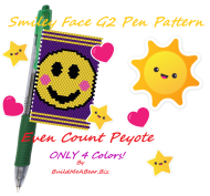 FREE Smiley Face G2 Pen Pattern (PDF DOWNLOAD)